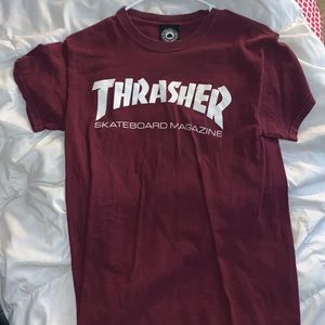 Burgundy Thrasher Shirt